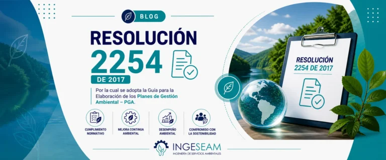 Monitoreo de calidad del aire Resolución 2254 Colombia