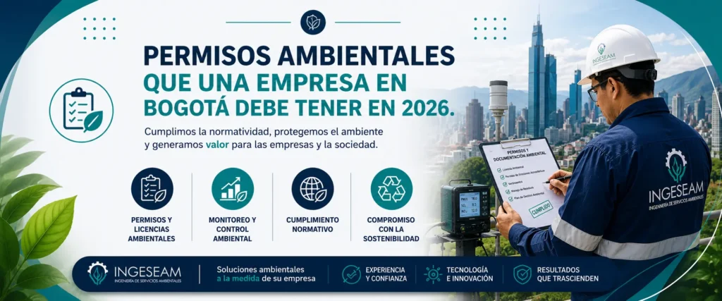 Permisos ambientales que una empresa en Bogotá debe tener en 2026